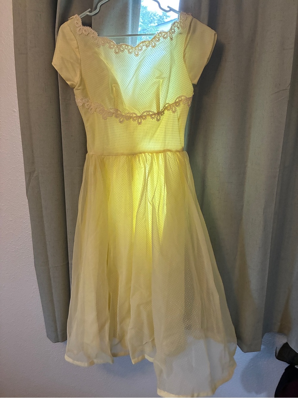 Vintage 50’s Lemon Dress - Rockabilly Authentic Vintage